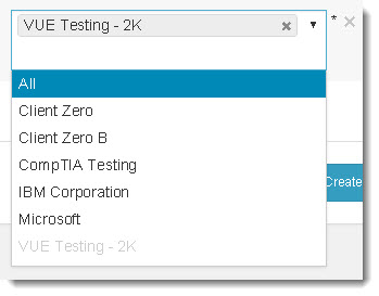 Select multiple testing programs.